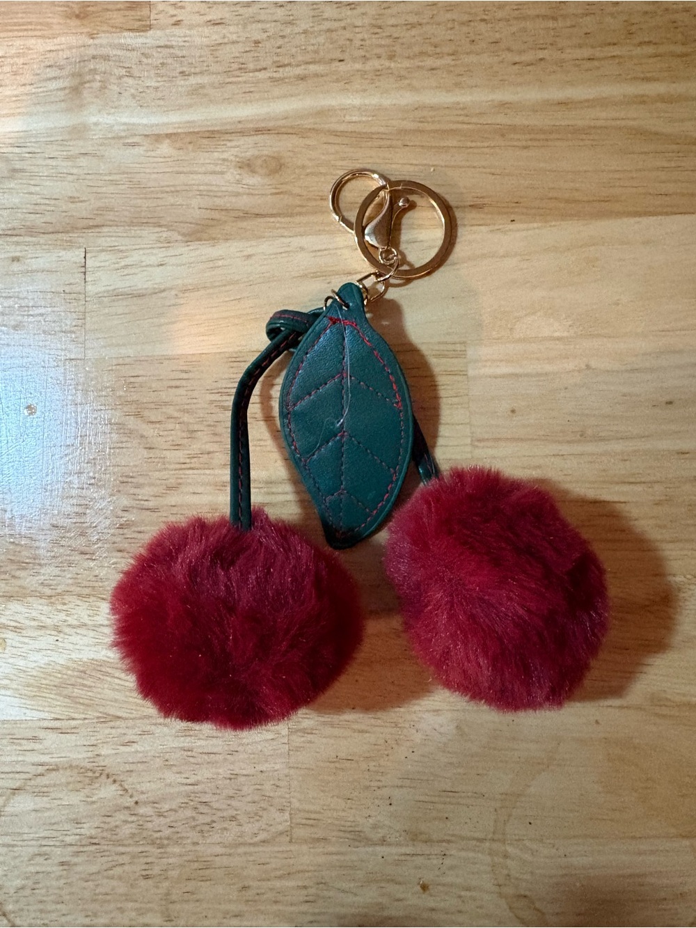 Cherry bag charm